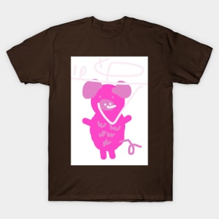 pink rat T-Shirt